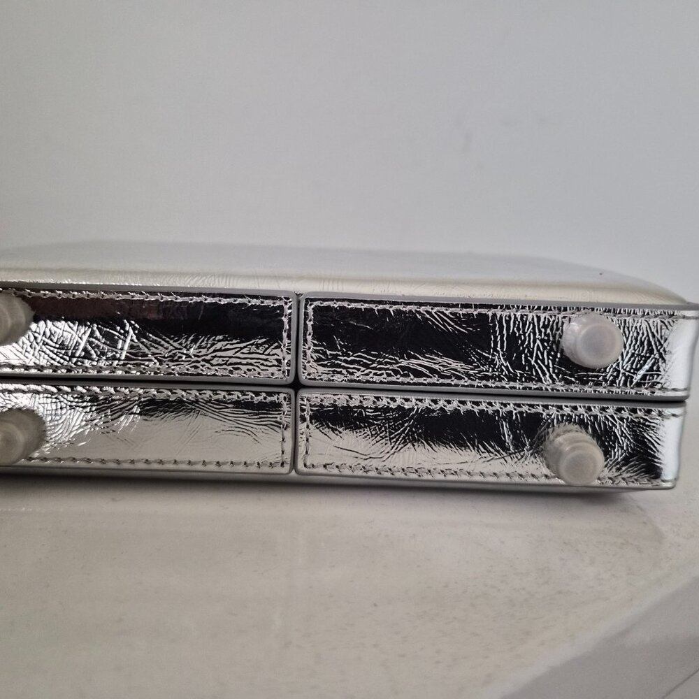 Brand New Brandon Blackwood Silver Slim Trunk Bag - Picture 5 of 9